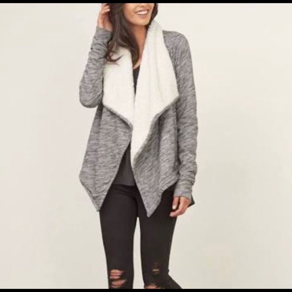 Abercrombie Sherpa cardigan